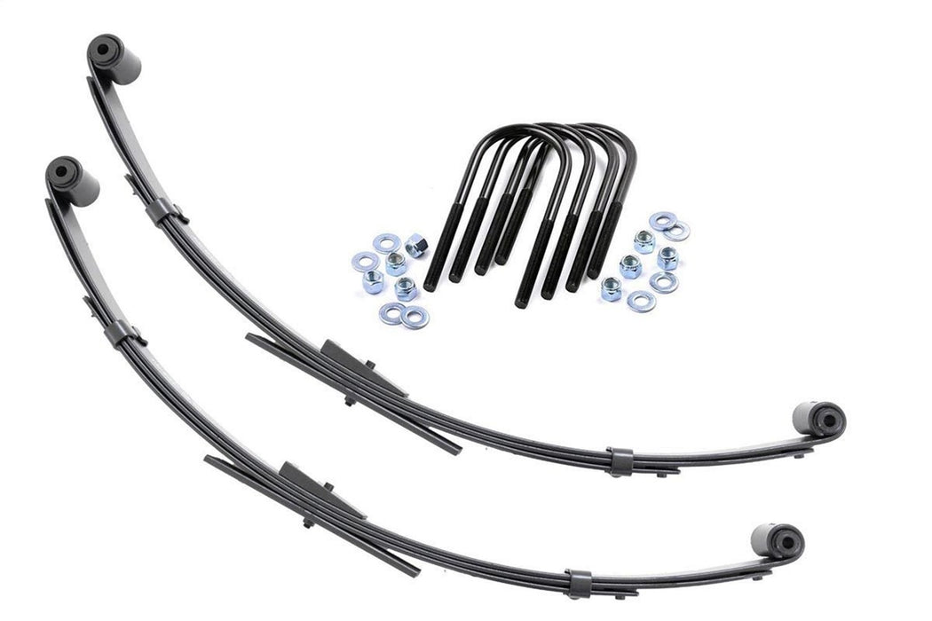 Rough Country 8012Kit Rear Leaf Springs - 2.5" Lift - Pair - Jeep Wrangler YJ 4WD (87-95) - Truck Part Superstore