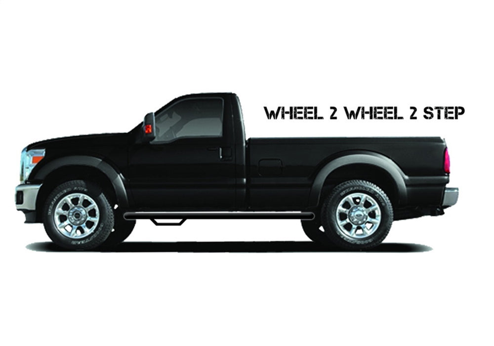 N-Fab D0968RC Nerf Step-W2W w/o Bed Acs (1 Stp)-09-18 (19-21 Clc) Ram 1500 6ft.4in. Reg-Gl Blk - Truck Part Superstore