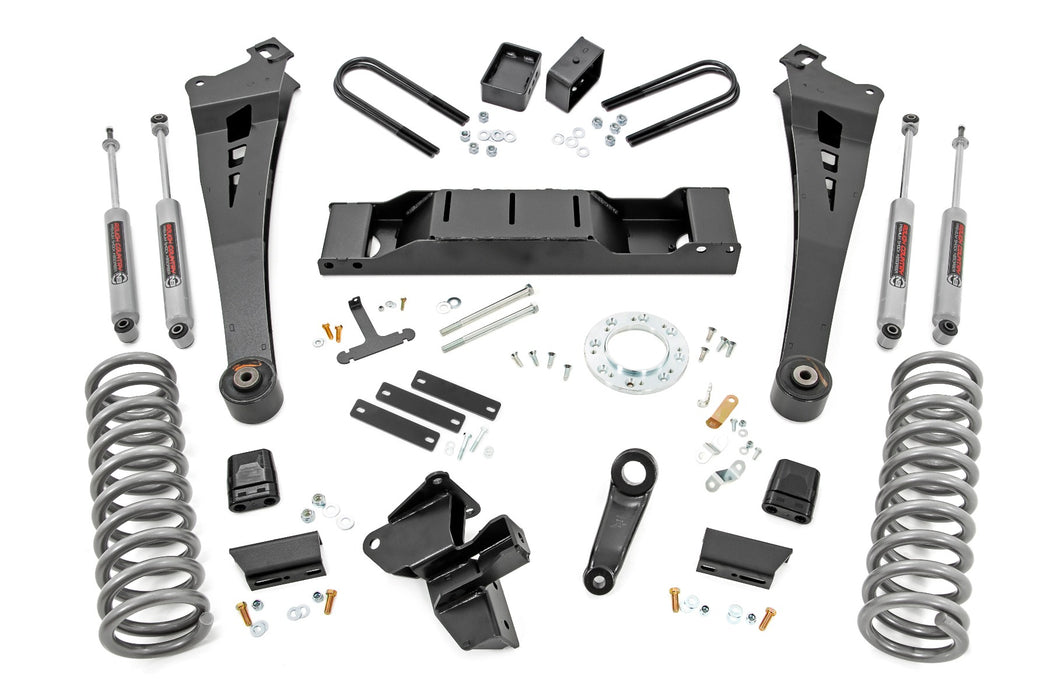 Rough Country 37830 5.0 Inch Dodge Radius Arm Suspension Lift Kit w/AISIN Transmission (19-20 Ram 3500 4WD Diesel) Rough Country - Truck Part Superstore