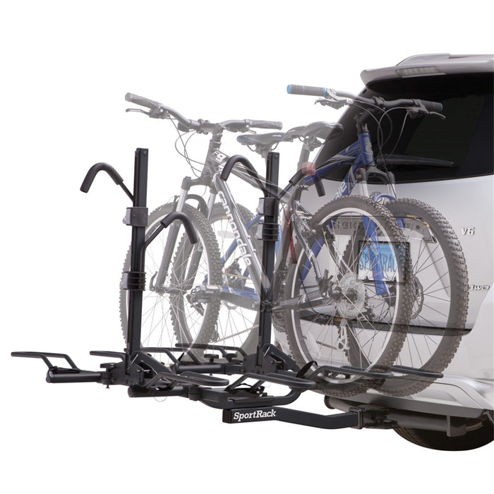 SportRack SR2902BLR SportRack® Crest 4 Hitch Mounted Bike Carrier; Locking; Black; - Truck Part Superstore