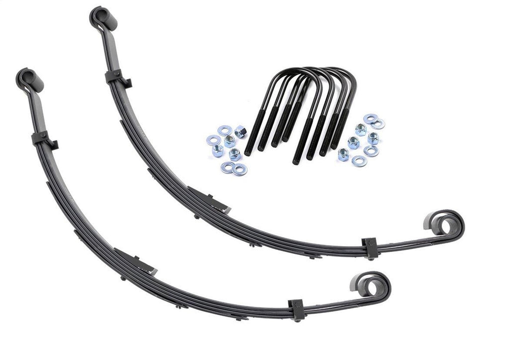 Rough Country 8016Kit Rear Leaf Springs 6 Inch Lift Pair 87-95 Jeep Wrangler YJ 4WD Rough Country - Truck Part Superstore