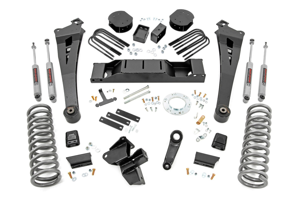 Rough Country 30930 5.0 Inch Dodge Radius Arm Suspension Lift Kit (2020 Ram 3500 4WD Diesel, Air Ride, Dual Rear Wheels) Rough Country - Truck Part Superstore