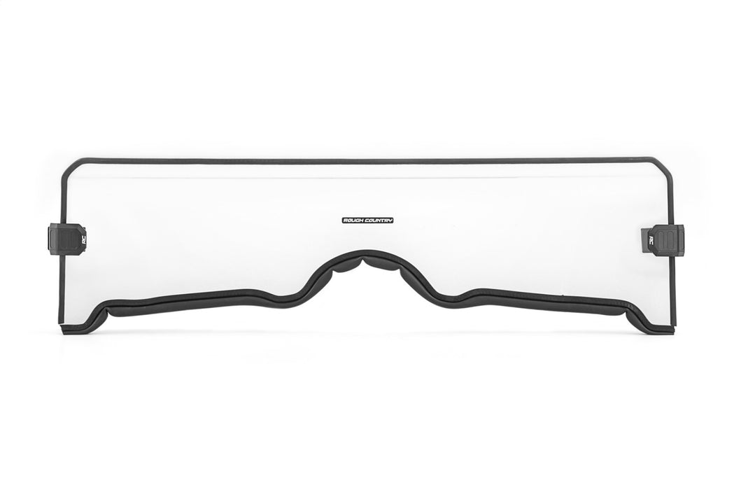 Rough Country 98141241A Half Windshield Scratch Resistant Yamaha Rhino 450 (06-08)/Rhino 660 (04-07)  Rough Country - Truck Part Superstore