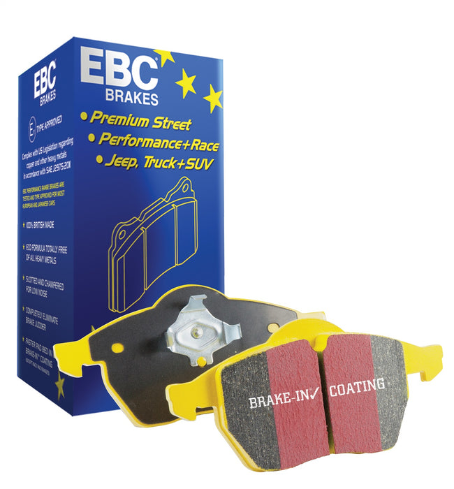 EBC Brakes DP41638R Yellowstuff Street And Track Brake Pads; FMSI Pad No. D897; - Truck Part Superstore