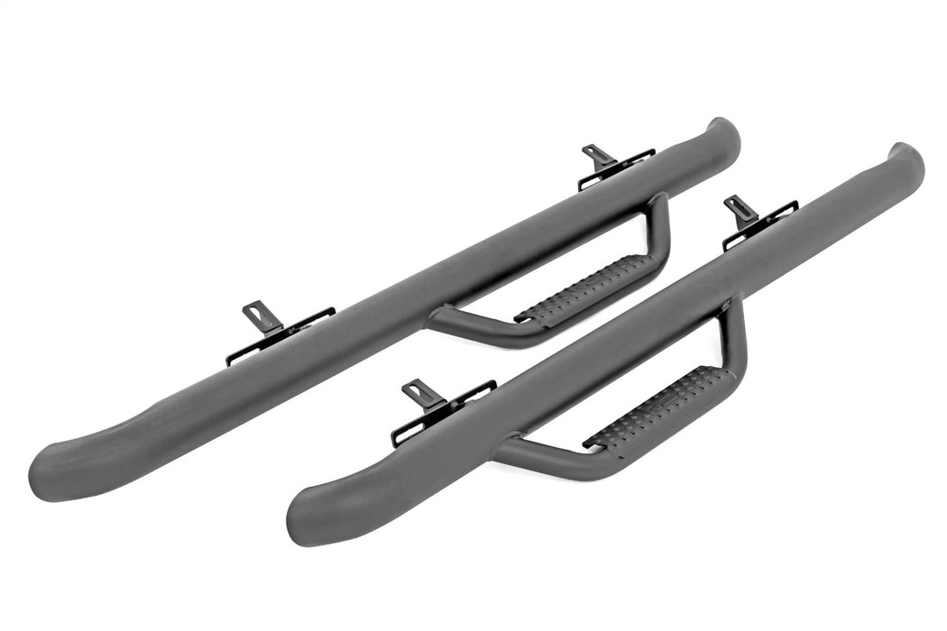 Rough Country RCF21582D Nerf Steps; Full Length; 58 in. Length; 2 Door; Textured Black; - Truck Part Superstore