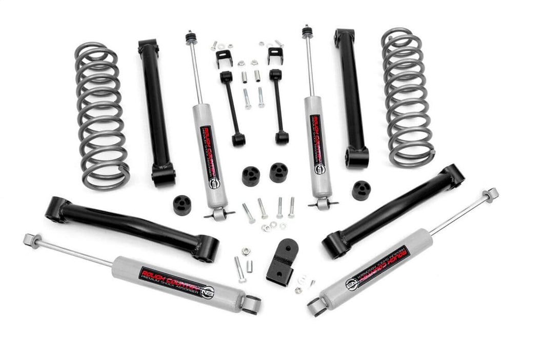Rough Country 632.20 Suspension Lift Kit w/Shocks; 3.5 in. Lift; - Truck Part Superstore
